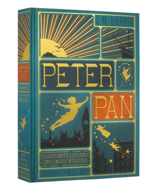 PETER PAN - EDIÇÃO DE LUXO ILUSTRADA E COM ELEMENTOS INTERATIVOS DO ESTÚDIO MINALIMA