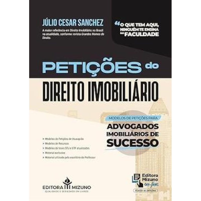 PETIÇÕES DO DIREITO IMOBILIÁRIO