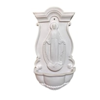 PIA NOSSA SENHORA DAS GRAÇAS 16CM - PÓ DE MÁRMORE