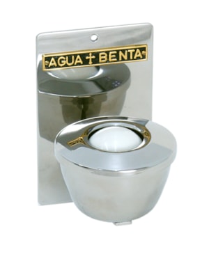 PIA PARA ÁGUA BENTA DE INÓX ALTURA 15CM LARGURA 10CM CAPADIDADE 200ML