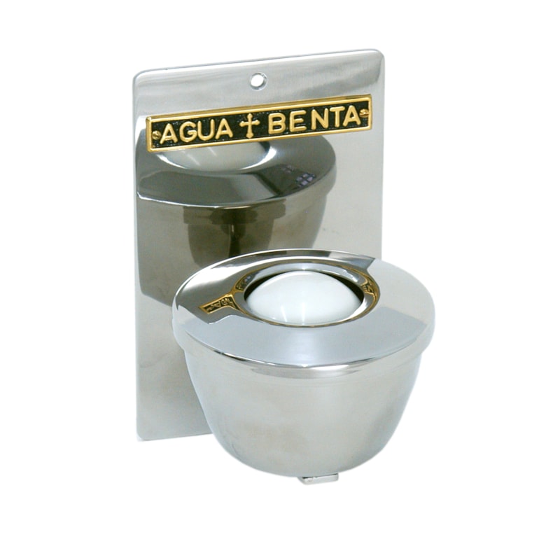 PIA PARA ÁGUA BENTA DE INÓX ALTURA 15CM LARGURA 10CM CAPADIDADE 200ML