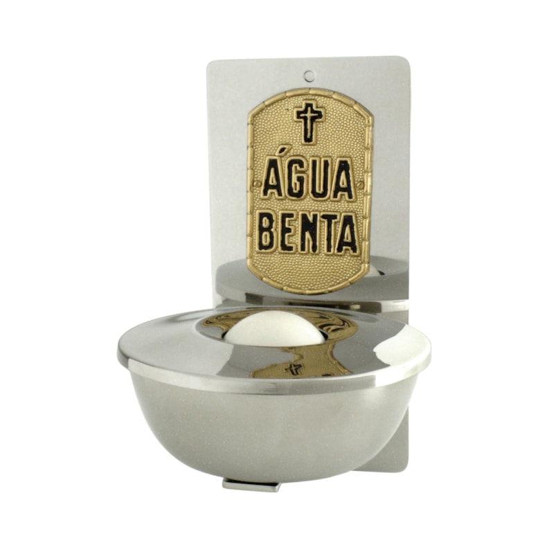 PIA PARA ÁGUA BENTA DE INÓX ALTURA 21CM LARGURA 15CM CAPADIDADE 400ML