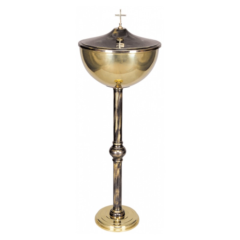 PIA PARA ÁGUA BENTA MODERNA 100CM DE ALTURA DOURADA PIA PARA ÁGUA BENTA MODERNA 100CM DE ALTURA DOURADA