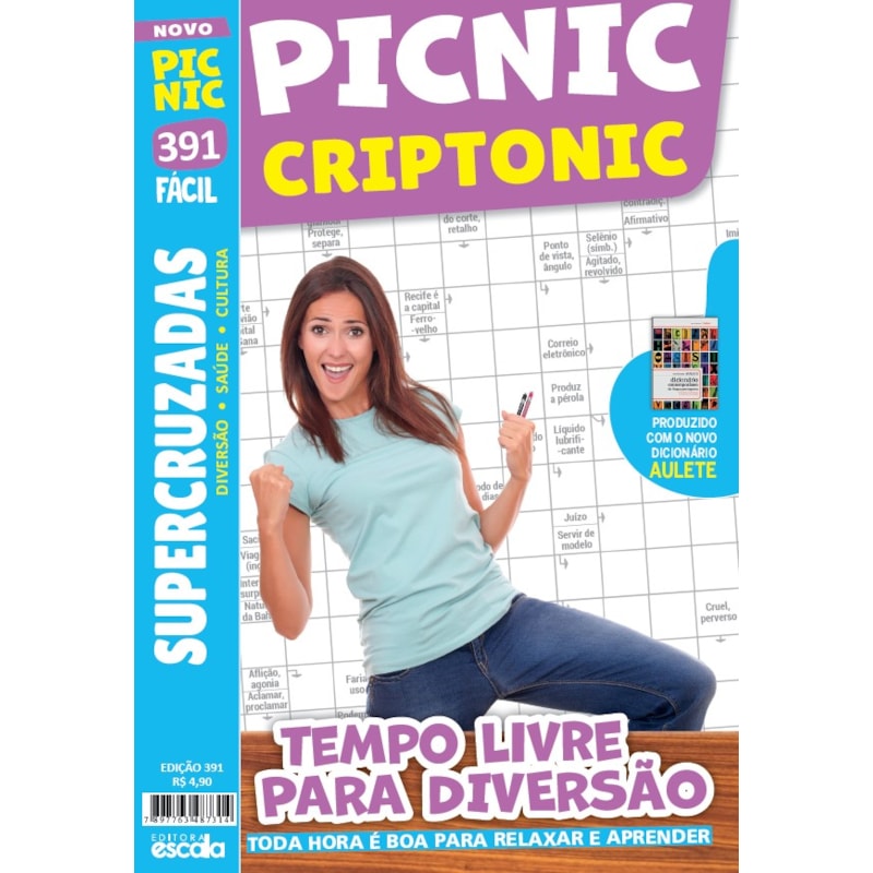 PICNIC CRIPTONIC - FÁCIL: 391 - TEMPO LIVRE PARA DIVERSÃO.