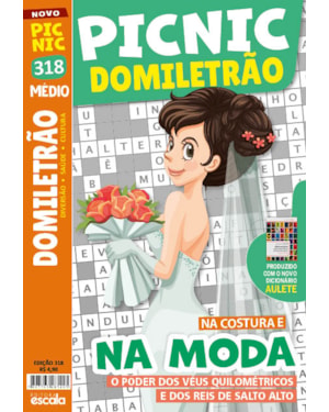 PICNIC DOMILETRÃO - NA COSTURA E NA MODA - MÉDIO: 318