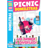 PICNIC DOMILETRAS - FÁCIL: 392- UM BRINDE Á DIVERSÃO