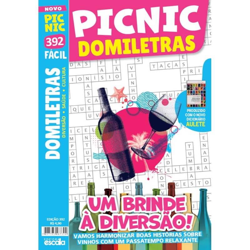 PICNIC DOMILETRAS - FÁCIL: 392- UM BRINDE Á DIVERSÃO