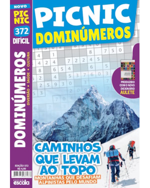 PICNIC DOMINÚMEROS - DIFÍCIL: 408 - CIDADES COM NÚMEROS INCRÍVEIS .