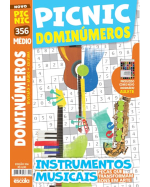 PICNIC DOMINÚMEROS - MÉDIO: 356 - INSTRUMENTOS MUSICAIS