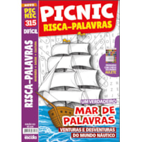 PICNIC RISCA-PALAVRAS - DIFÍCIL: 315- MAR DE PALAVRAS