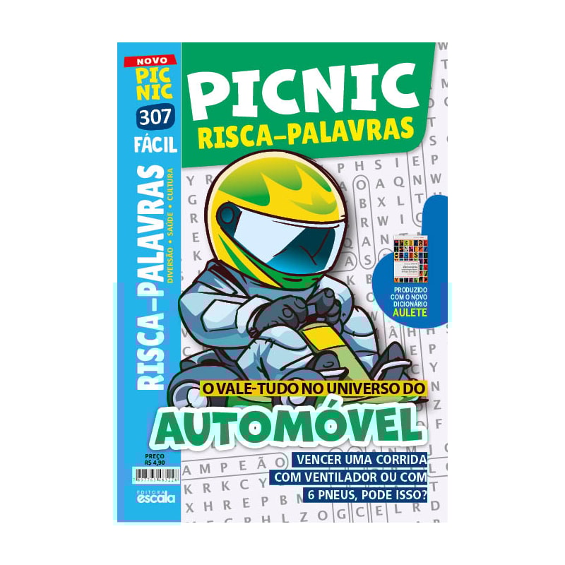 PICNIC RISCA-PALAVRAS - FÁCIL: 307 - AUTOMÓVEL