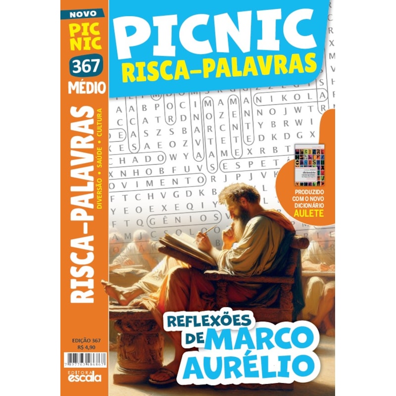 PICNIC RISCA-PALAVRAS - MÉDIO: 367 - MEDITAÇÕES DE MARCO AURÉLIO