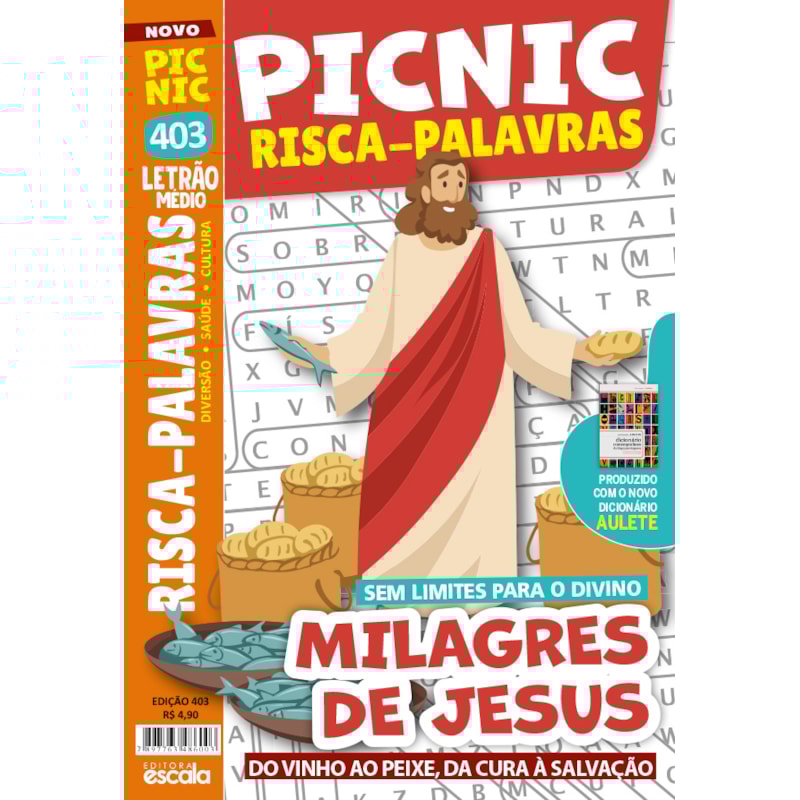 PICNIC RISCA-PALAVRAS - MÉDIO: 403 - MILAGRES DE JESUS