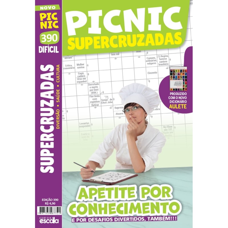 PICNIC SUPERCRUZADAS - DIFÍCIL: 390 - APETITE POR CONHECIMENTO.