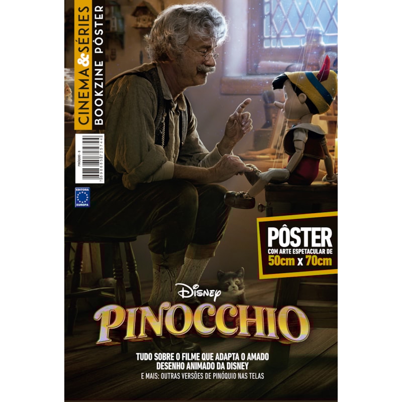 PINÓQUIO 2022 - ARTE B (GEPETO) - SUPERPÔSTER CINEMA E SÉRIES