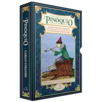 PINÓQUIO - HISTÓRIA VERDADEIRA: 2 LIVROS MARCADOR + PÔSTER + CARDS