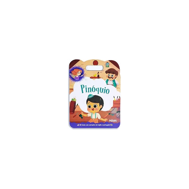 PINÓQUIO - TEXTO E NARRAÇÃO EM PORTUGUÊS E INGLÊS