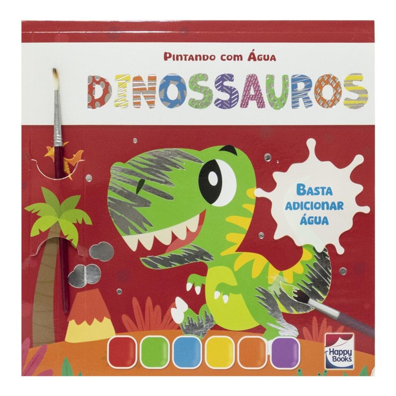 PINTANDO COM ÁGUA: DINOSSAURO