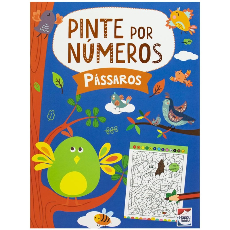 PINTE POR NÚMEROS: PÁSSAROS