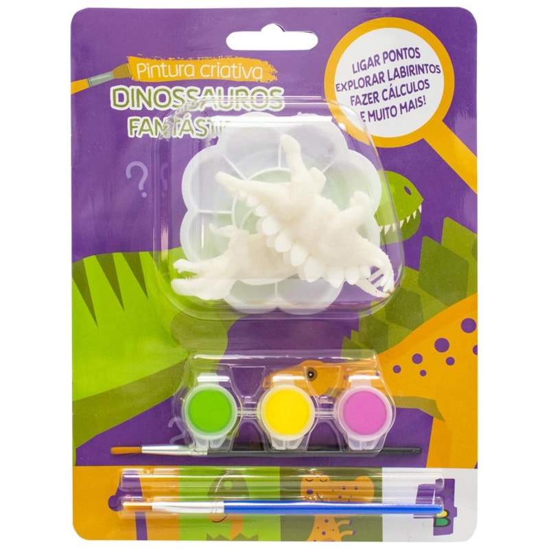 PINTURA CRIATIVA: DINOSSAUROS FANTÁSTICOS