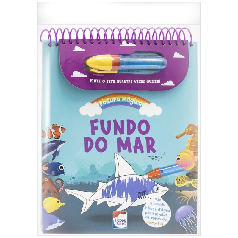 PINTURA MÁGICA: NO FUNDO DO MAR