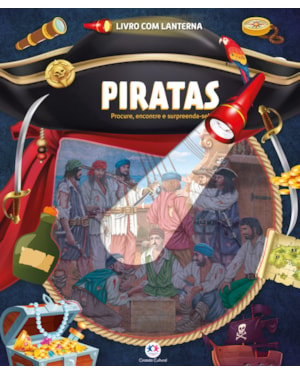 PIRATAS - LIVRO COM LANTERNA