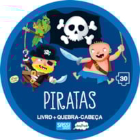 PIRATAS: LIVRO + QUEBRA-CABEÇA GIGANTE