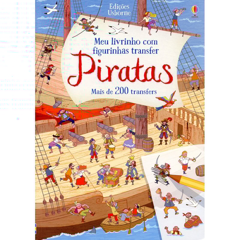 PIRATAS: MEU LIVRINHO COM FIGURINHAS TRANSFER