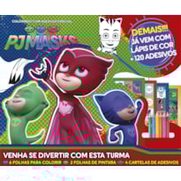 PJ MASK - COLORINDO COM ADESIVOS - ESPECIAL