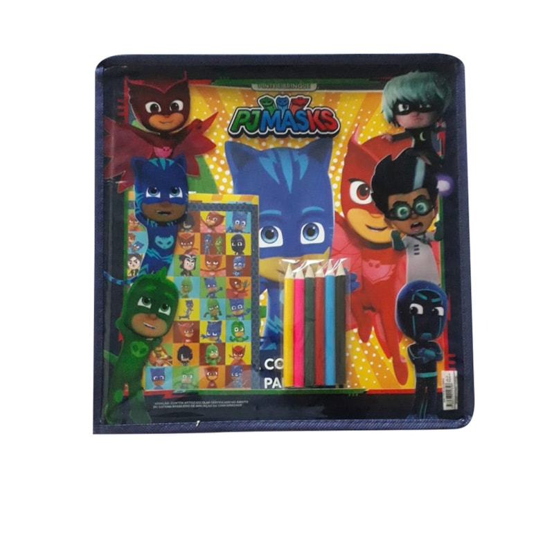 PJ MASK - PINTE E BRINQUE