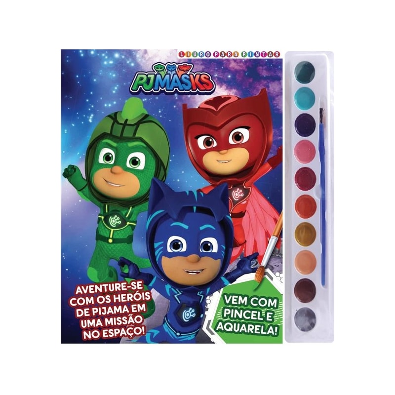 PJ MASKS LIVRO PARA PINTAR