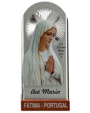 PLACA JA FATIMA 822 ALUMINIO RESINA