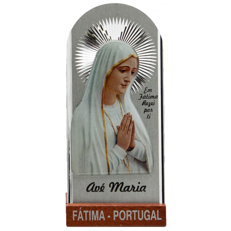 PLACA JA FATIMA 822 ALUMINIO RESINA