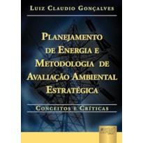 PLANEJAMENTO DE ENERGIA E METODOLOGIA DE AVALIAÇÃO AMBIENTAL ESTRATÉGICA - CONCEITOS E CRÍTICAS