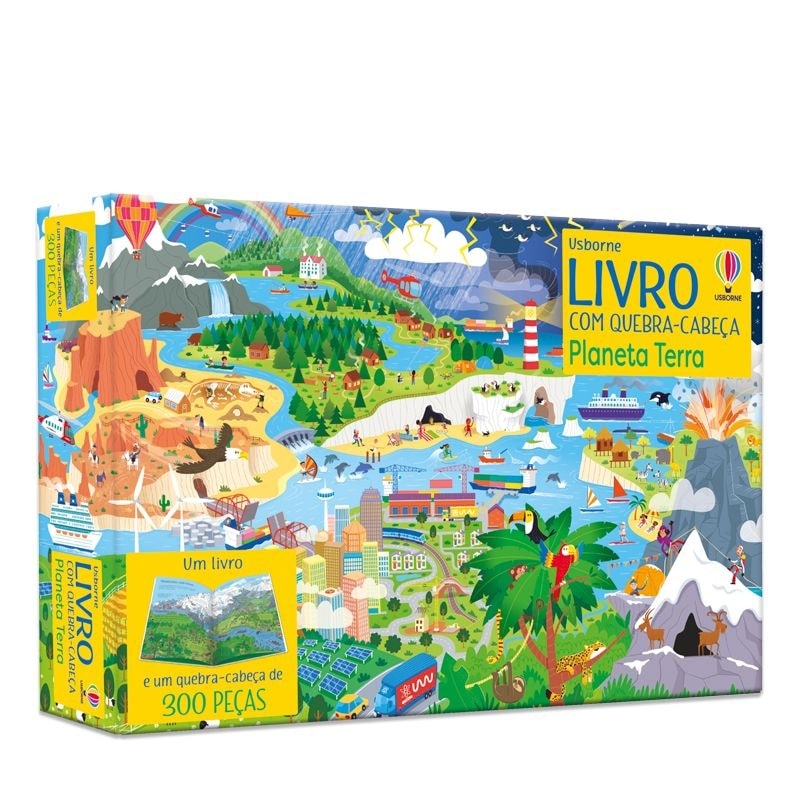 PLANETA TERRA: LIVRO COM QUEBRA-CABEÇA