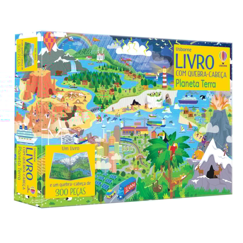PLANETA TERRA: LIVROS COM QUEBRA-CABEÇAS