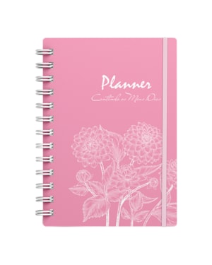 Planner Contando os Meus Dias | Capa Dálias