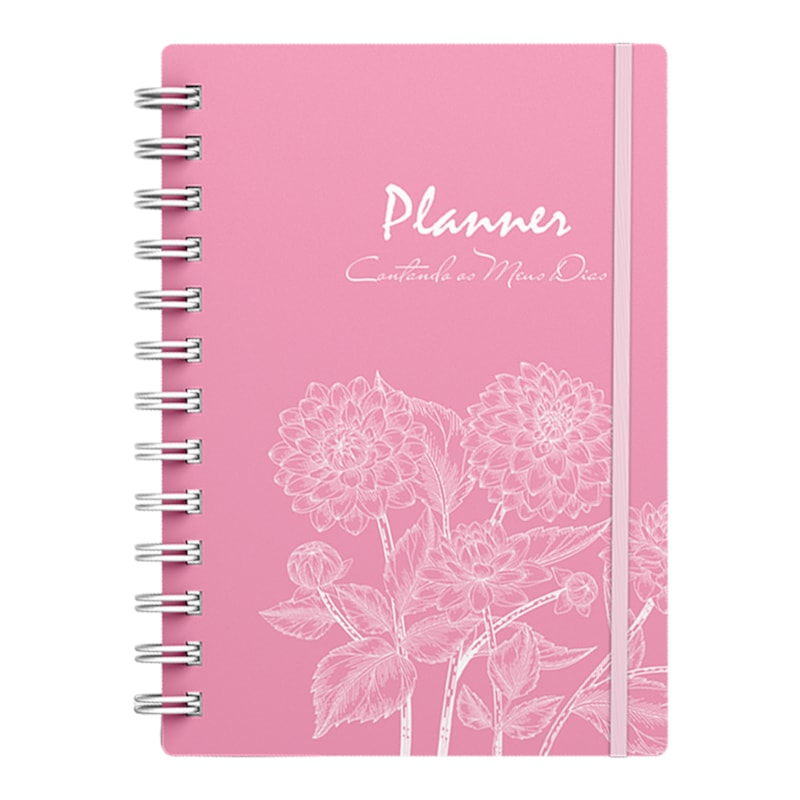 Planner Contando os Meus Dias | Capa Dálias