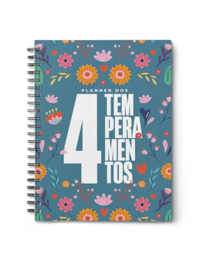 PLANNER DOS TEMPERAMENTOS - FLORES