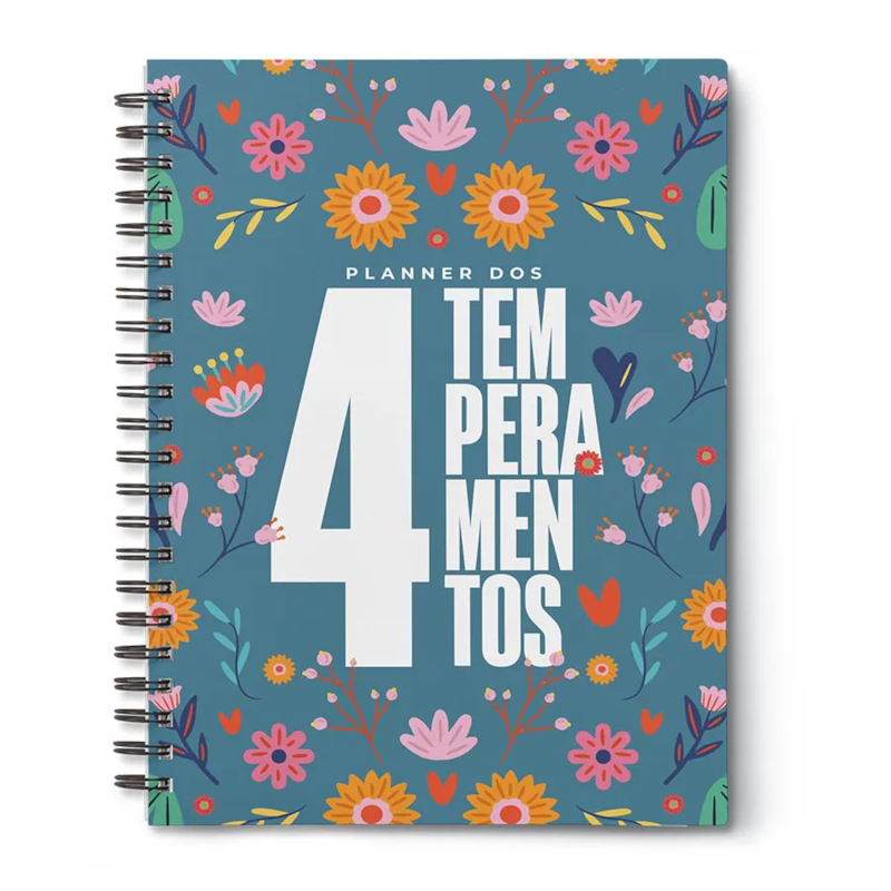 PLANNER DOS TEMPERAMENTOS - FLORES