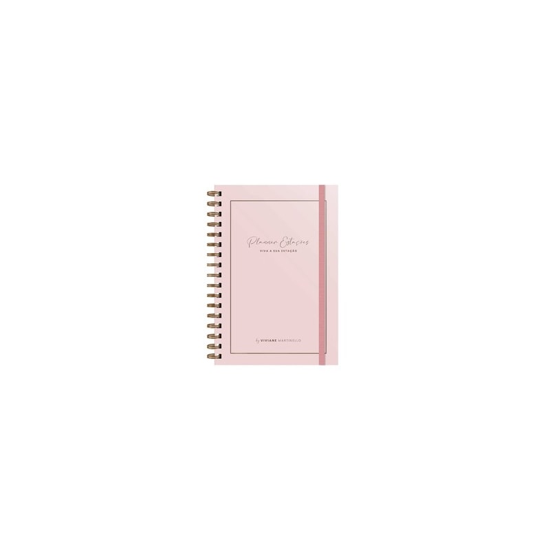 Planner estações by Viviane Martinello - Rosé