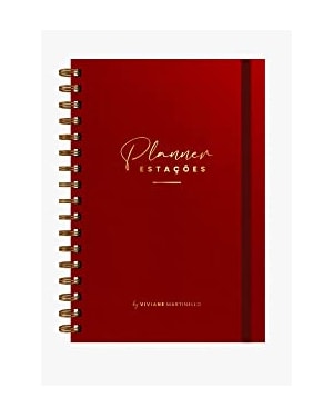 Planner estações by Viviane Martinello - Vermelho