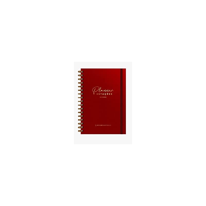 Planner estações by Viviane Martinello - Vermelho