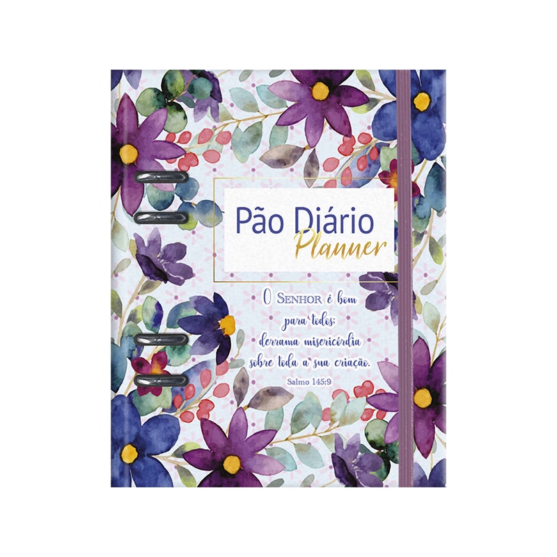Planner - o senhor é bom - Pão Diário: planner com devocional e 8 áreas de planejamento