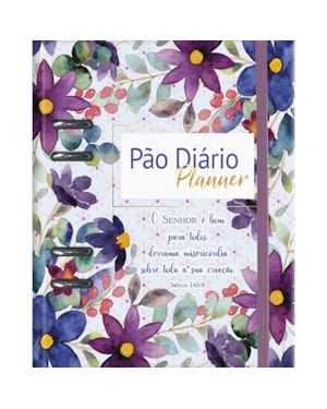 Planner - o senhor é bom: Planner com devocional e 8 áreas de planejamento