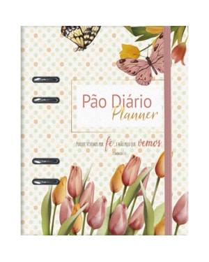 Planner - vivemos por fé: Planner com devocional e 8 áreas de planejamento