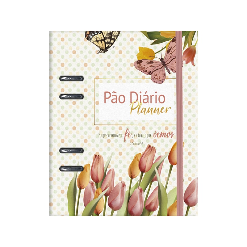 Planner - vivemos por fé: Planner com devocional e 8 áreas de planejamento