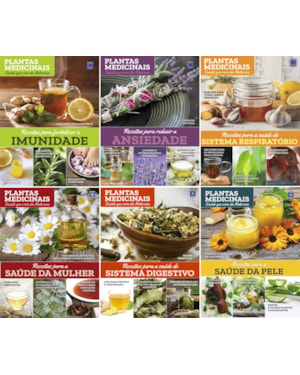 PLANTAS MEDICINAIS (COLEÇÃO - VOLUME 1 A 6)