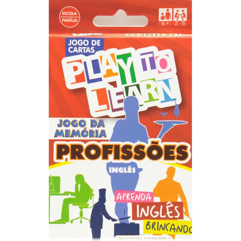 PLAY TO LEARN - PROFISSOES - JOGO CARTA