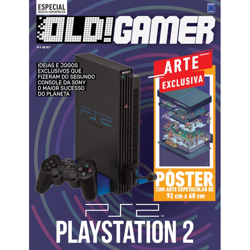 PLAYSTATION 2 - SUPERPÔSTER OLD!GAMER